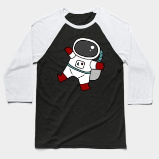 Little Astronaut Baseball T-Shirt